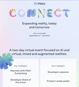 Meta Connect 2023 Recap: Navigating the Future of Technology (Recap by Ramy Ayoub)